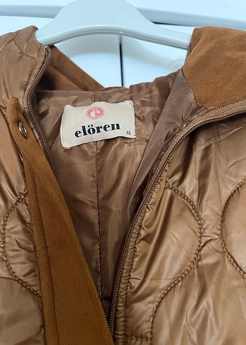 Düğmeli Kahverengi Kadın Uzun Kışlık Ceket - Görsel 3