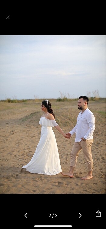 Diğer Nikah, çekim elbisesi