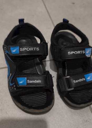 28 Beden Mavi Erkek Spor Sandalet Velcro Bantlı