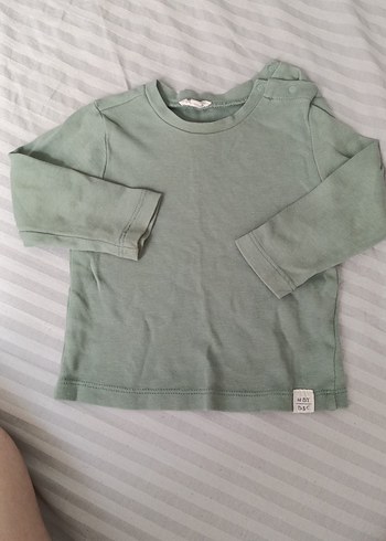 9-12 Ay Beden Kapüşonlu Fermuarlı Desenli Erkek Sweatshirt 9-12 ay