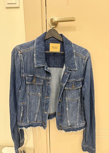Paige Mavi Denim Ceket