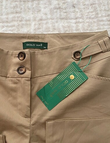 Bej Renk Kumaş Pantolon