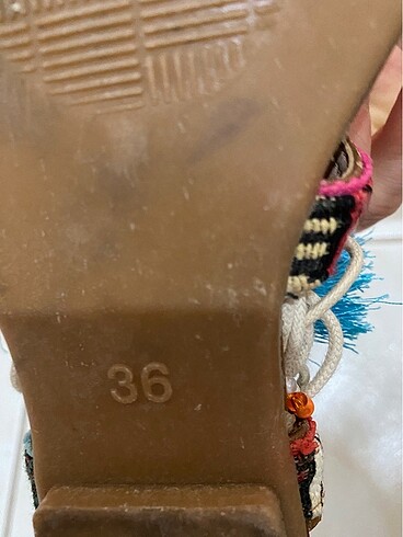 36 Beden çeşitli Renk Sandalet