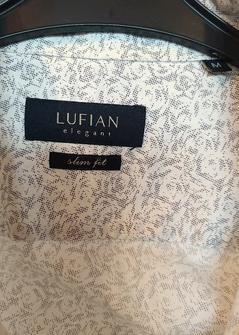 LUFIAN Beyaz Slim Fit Erkek Gömlek