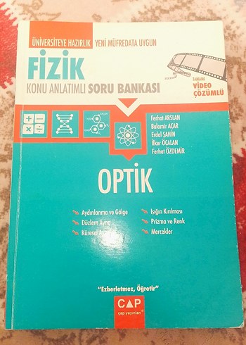 Fizik Optik Konu Anlatımlı Soru Bankası