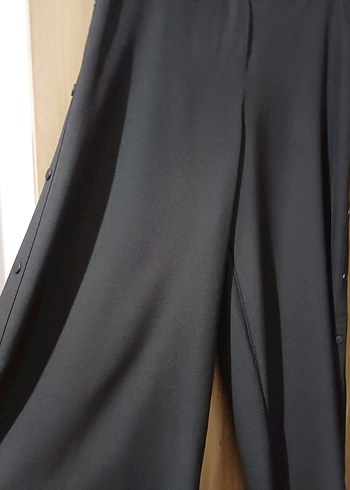 42 Beden Bol paça siyah pantolon