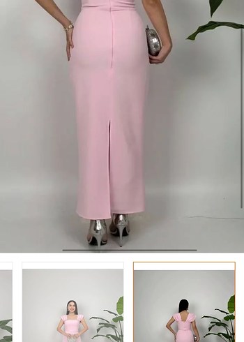 Pembe abiye - Görsel 4