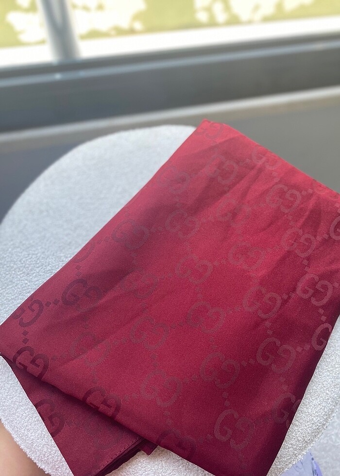 Bordo şal - Görsel 2