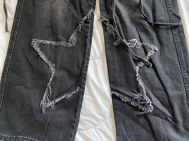 Trendyol & Milla Yıldızlı ve ipli baggy jean