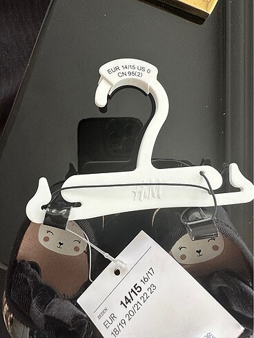 16 Beden Etiketli H&M Kız Bebek Babet 14/15