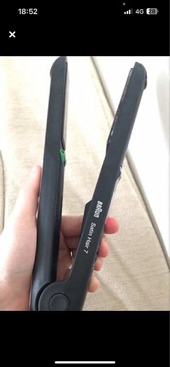 Braun Barın satin air 7 saç düzleştirici