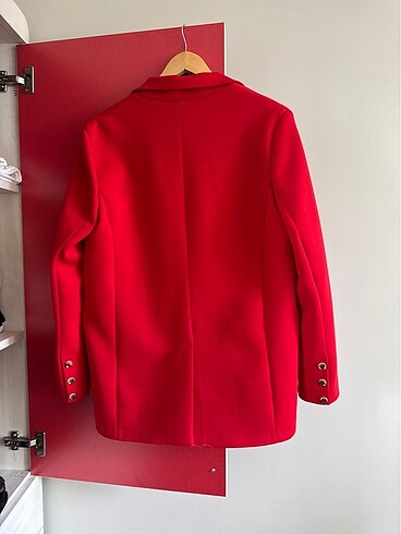 36 Beden Kırmızı blazer