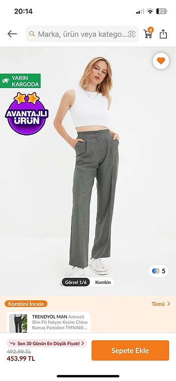 Trendyolmiila kumaş pantolon