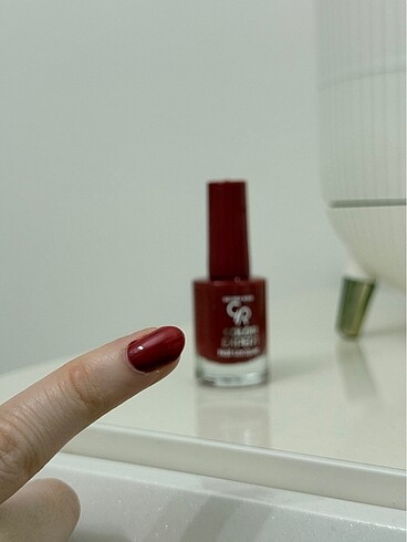 Kırmızı oje golden Rose oje - Görsel 3