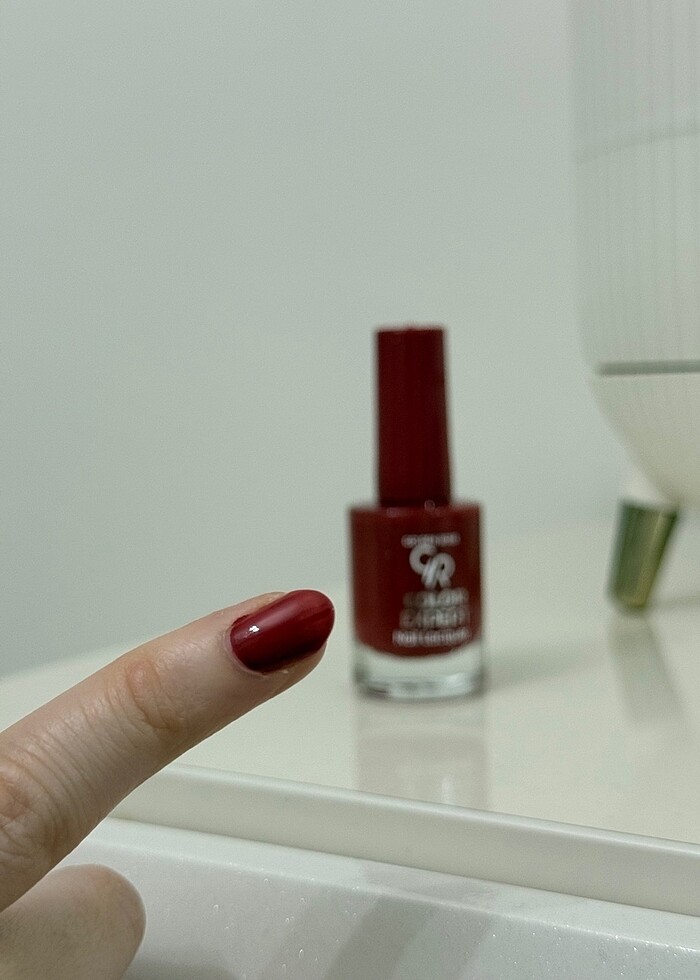 Kırmızı oje golden Rose oje - Görsel 3