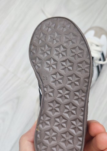 Siyah Beyaz Erkek Çocuk Spor Ayakkabı - Görsel 5