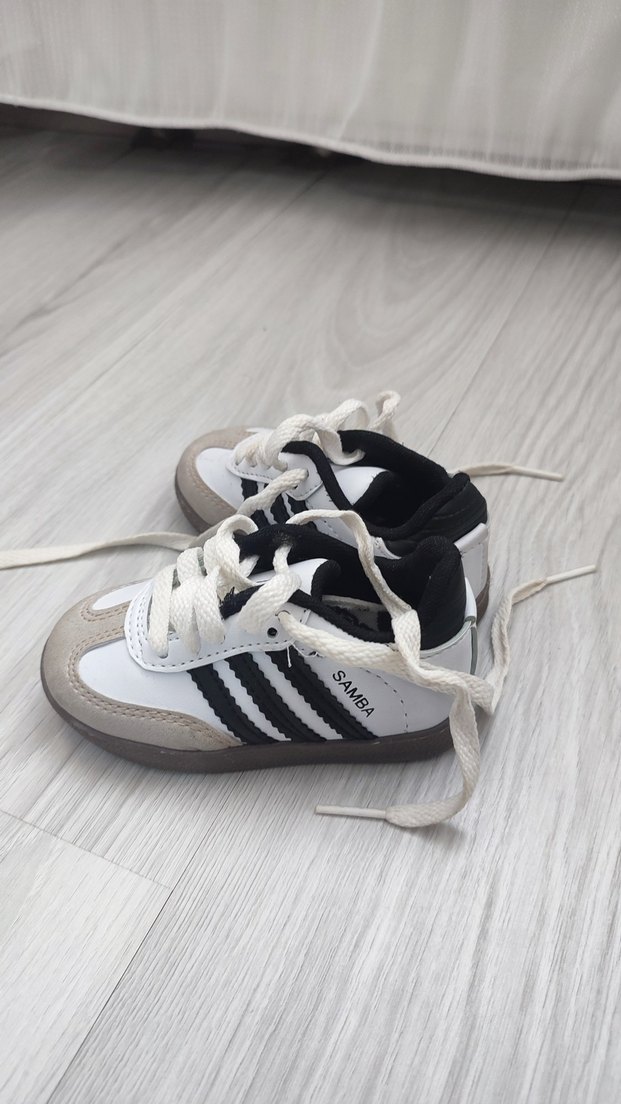 Siyah Beyaz Erkek Çocuk Spor Ayakkabı - Görsel 2