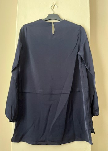 Lacivert Uzun Kollu Bluz - Görsel 2