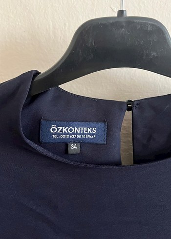 Lacivert Uzun Kollu Bluz - Görsel 5