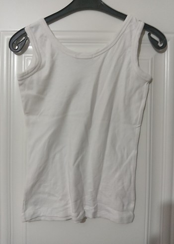 Calvin Klein Beyaz Kolsuz Kadın Tişört - Görsel 2