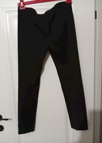 Kadın Siyah Midi Kumaş Pantolon - Görsel 3