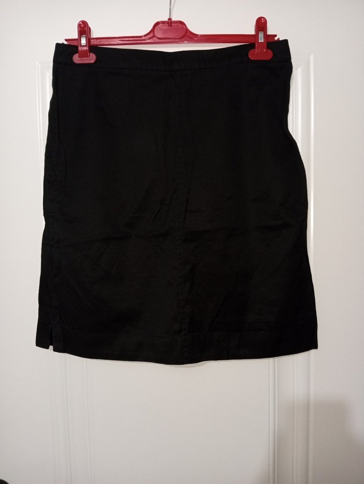 Siyah Midi Kadın Etek - Görsel 2