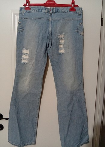 Diesel Kadın Denim Salaş Midi Kot Pantolon - Görsel 2