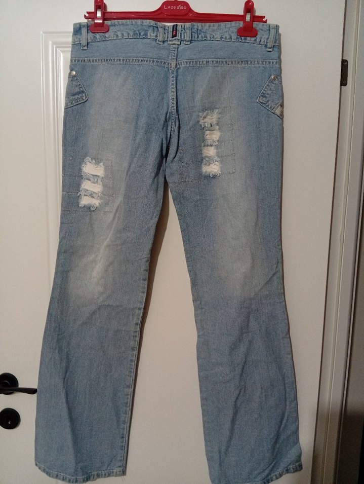 Diesel Kadın Denim Salaş Midi Kot Pantolon - Görsel 2