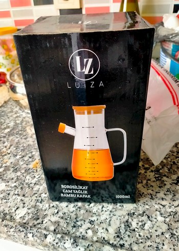 Borosilikat Cam Yağlık 1000 ml
