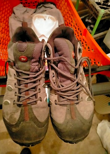 Gri Spor Erkek Outdoor Ayakkabısı Yılan Desenli - Görsel 2