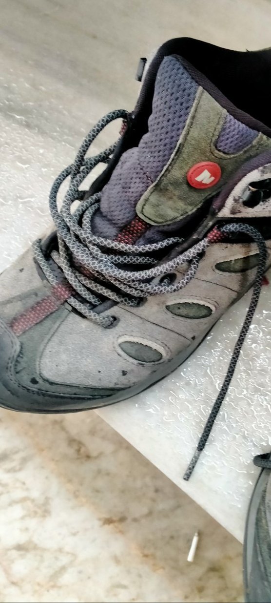 Bağcıklı Gri Süet Erkek Outdoor Ayakkabısı - Görsel 3