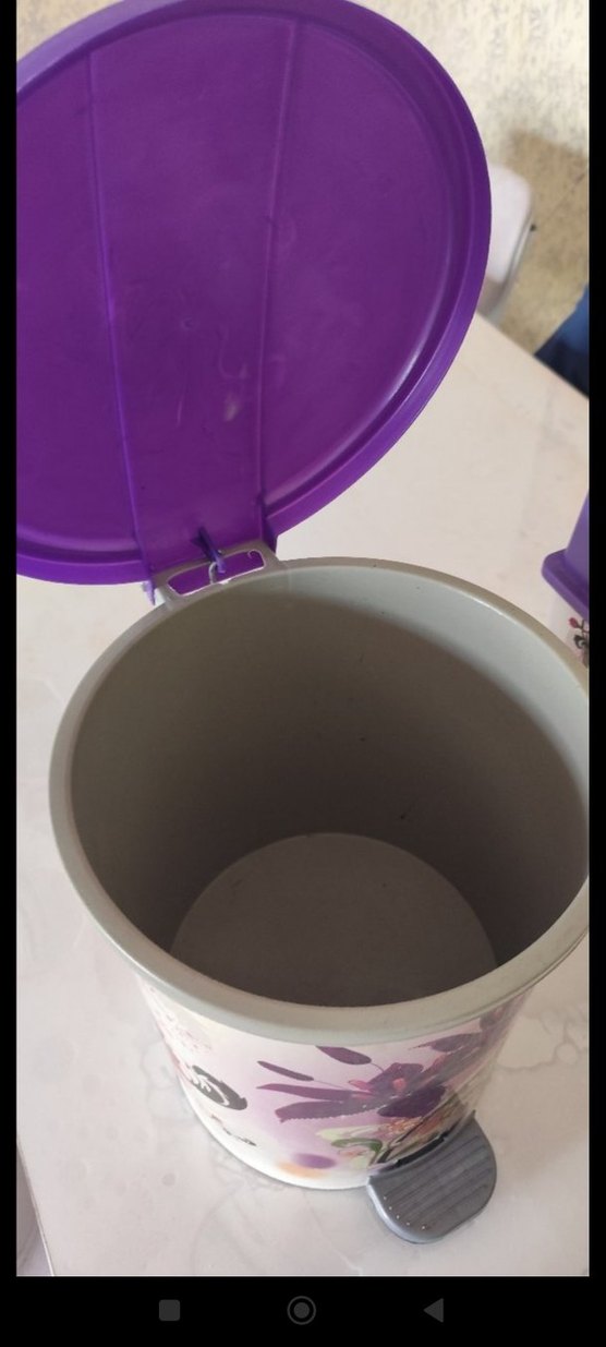 Mor Kapaklı Desenli Saklama Kabı - Görsel 4