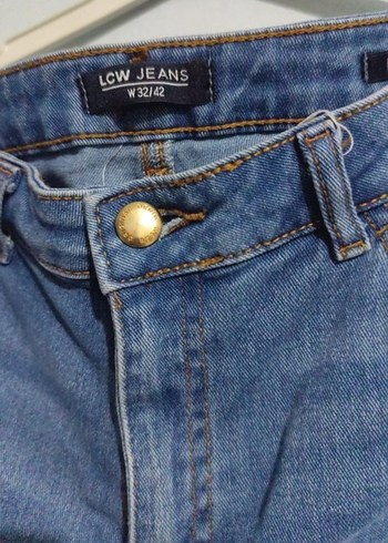 Mavi Midi Boy Kadın Kot Pantolon - Görsel 2