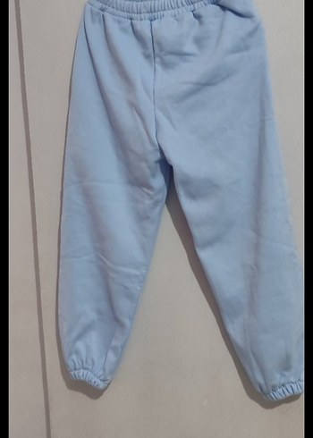 Mavi Rahat Kesim Kadın Eşofman Altı - Görsel 5