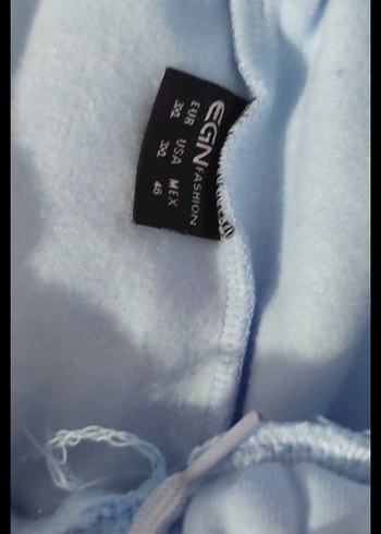 Mavi Rahat Kesim Kadın Eşofman Altı - Görsel 2