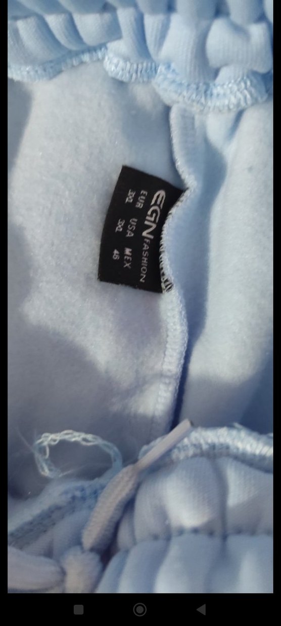 Mavi Rahat Kesim Kadın Eşofman Altı - Görsel 2