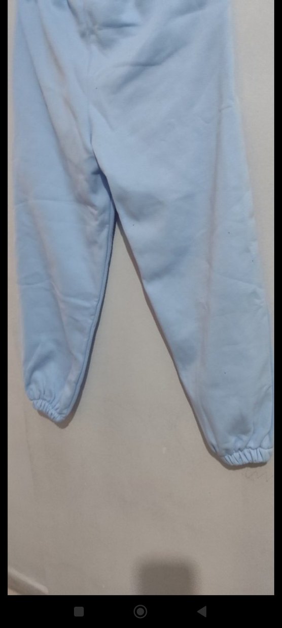 Mavi Rahat Kesim Kadın Eşofman Altı - Görsel 4