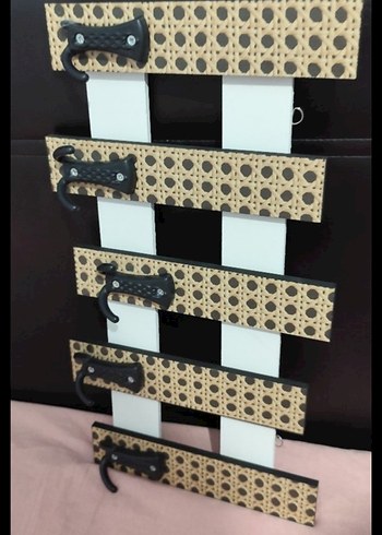 Koyu Kahverengi Askılı Dolap Düzenleyici - Görsel 2