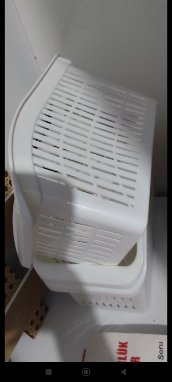 Beyaz Plastik Sepet Seti - Görsel 2