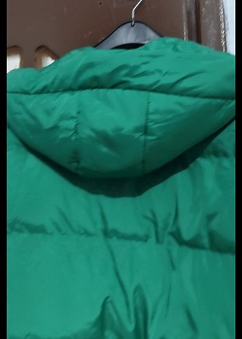 Kadın Yeşil Midi Kaban - Görsel 4