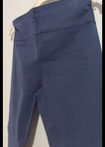 Kadın Lacivert Mini Denim Pantolon - Görsel 8