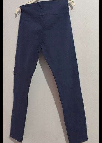 Kadın Lacivert Mini Denim Pantolon - Görsel 6