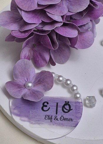 İnci detaylı Magnet Nişan hediyesi - Görsel 3