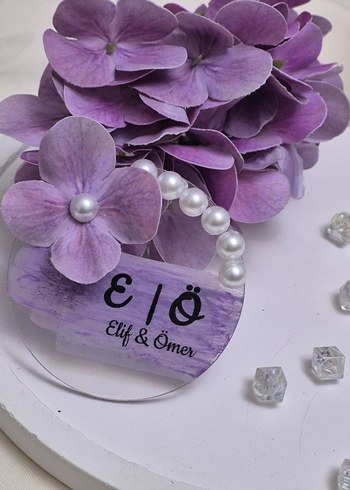 İnci detaylı Magnet Nişan hediyesi - Görsel 2