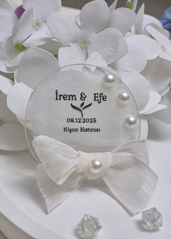 İrem & Efe Nişan Hatırası Süsü - Görsel 2