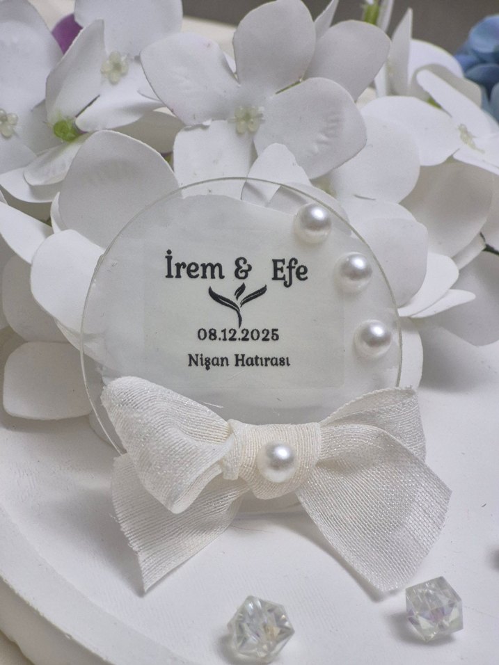 İrem & Efe Nişan Hatırası Süsü - Görsel 2