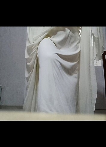 Krem.sifon abiye - Görsel 5