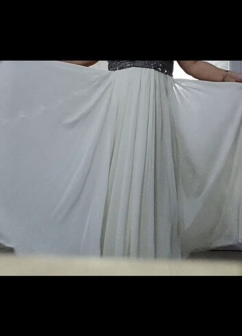 Krem.sifon abiye - Görsel 6