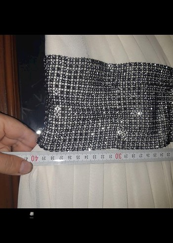 Krem.sifon abiye - Görsel 9