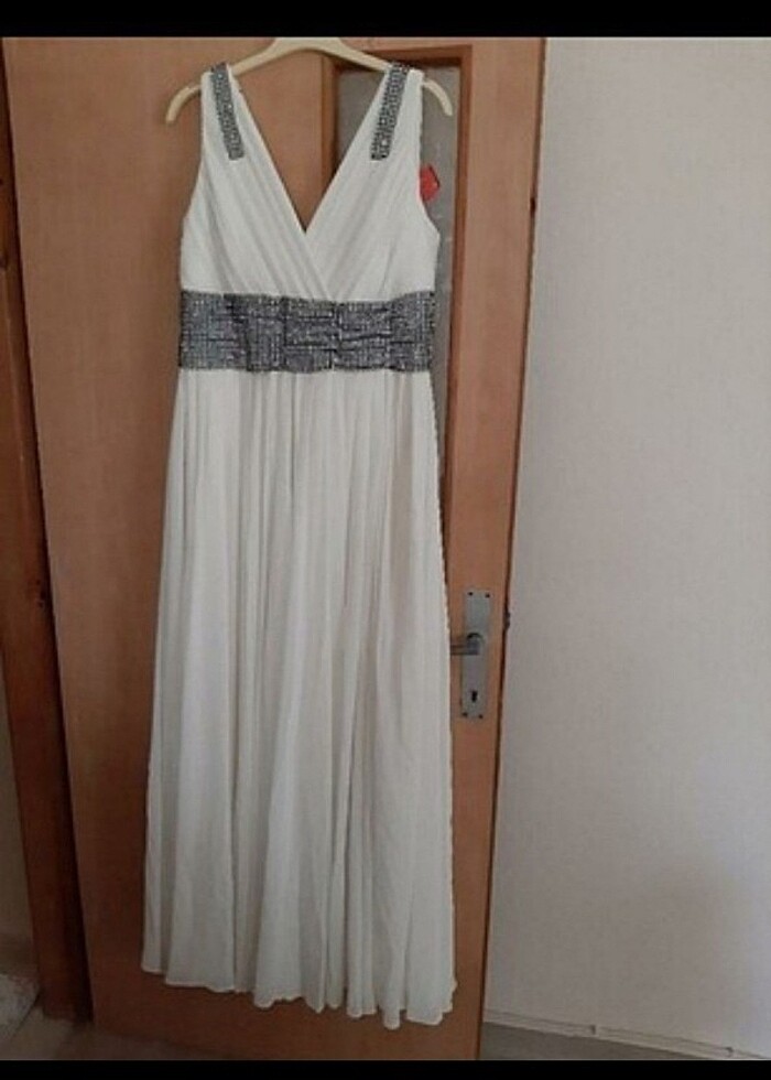 Krem.sifon abiye - Görsel 2